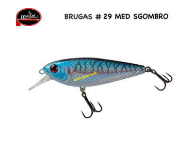 MOLIX BRUGAS  COL. 29 MED SGOMBRO 20 GR SINKING 8.5 CM SPINNING MARE  SPIGOLA