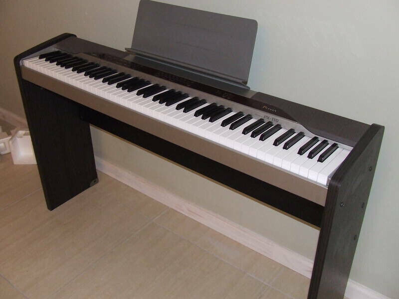 Casio Privia PX-110 Digital Piano and stand, Full size 88 fully