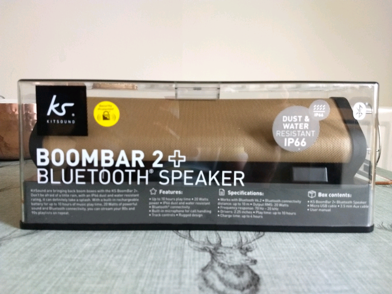 KitSound Boombar 2+ Bluetooth Speaker | in Brightons, Falkirk | Gumtree