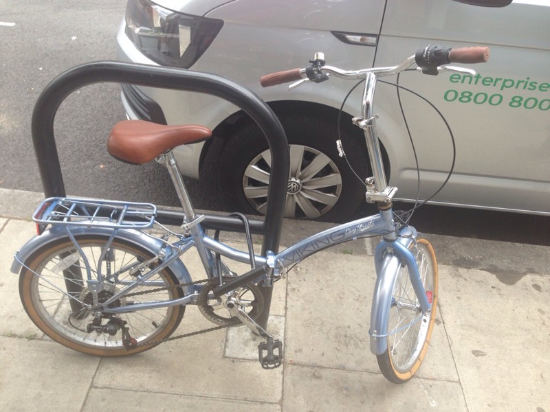 viking easy street folding bike