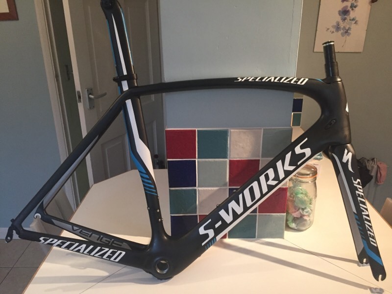 Specialized Sworks Venge Frame 58cm XL Carbon Road Bike in