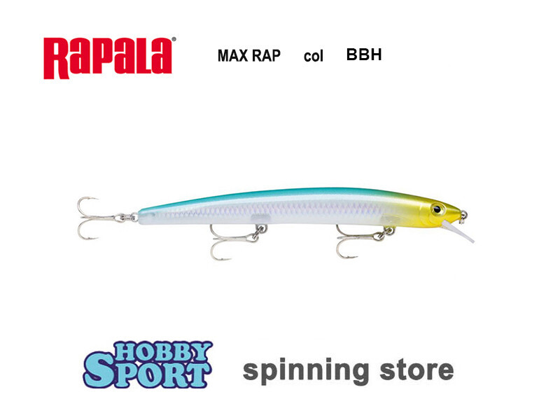 RAPALA MAX RAP MXR 13 COL BBH ARTIFICIALE SPINNING MARE SPECIALE SPIGOLA