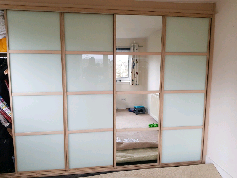 Sliding Fitted Wardrobe Doors And Track In Maryhill Glasgow