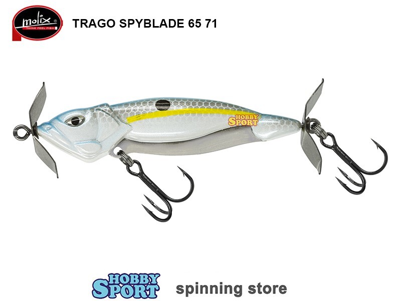 MOLIX TRAGO 65 SPYBLADE COL. 71 CHARMING SHAD 7,5 GR SPINNING BLACK BASS