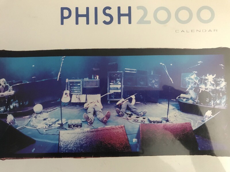 Genuine PHISH Year 2000 Wall Calendar * MINT * Sealed * 12x12” DANNY