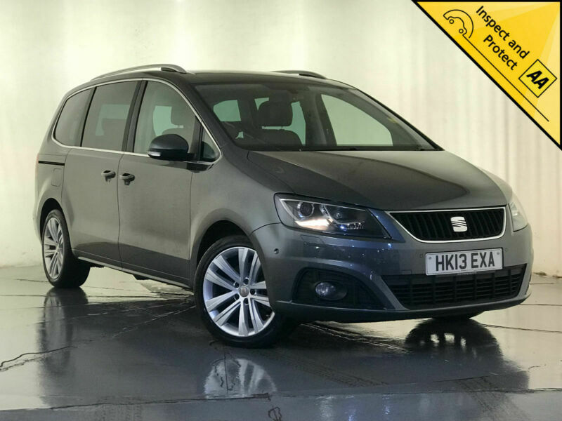 2013 SEAT ALHAMBRA SE LUX CR TDI AUTOMATIC 7 SEATS PAN ROOF SAT NAV SVC