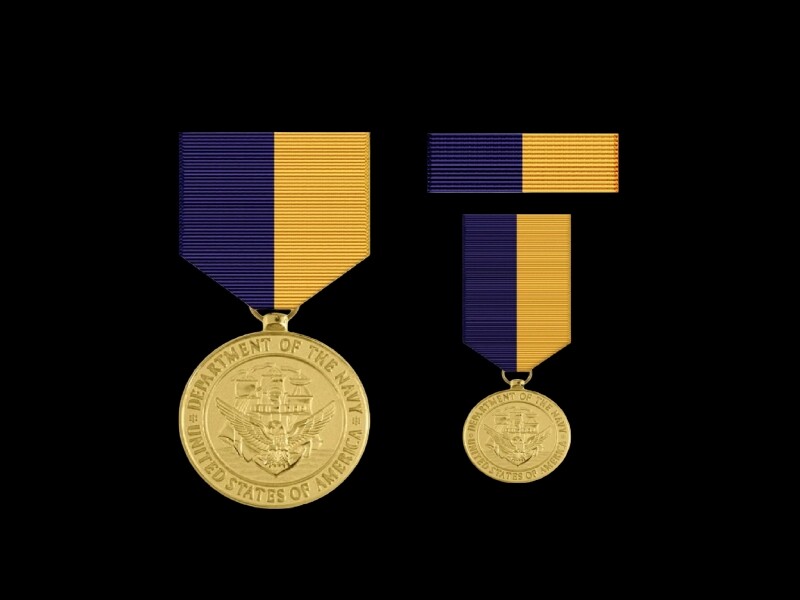 NAVY DISTINGUISHED PUBLIC SERVICE AWARD MEDAL PIN UP US ARMY MARINES