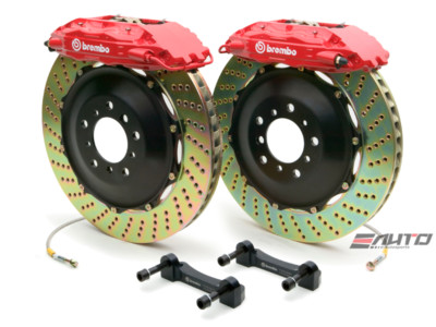 Brembo Front GT Brake BBK 4piston Red 355x32 Drill BMW E39 525 528 530 540 M5