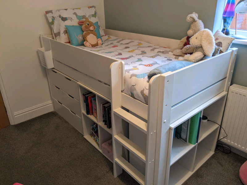 stompa mid sleeper with drawers,storage and desk in Middlesbrough