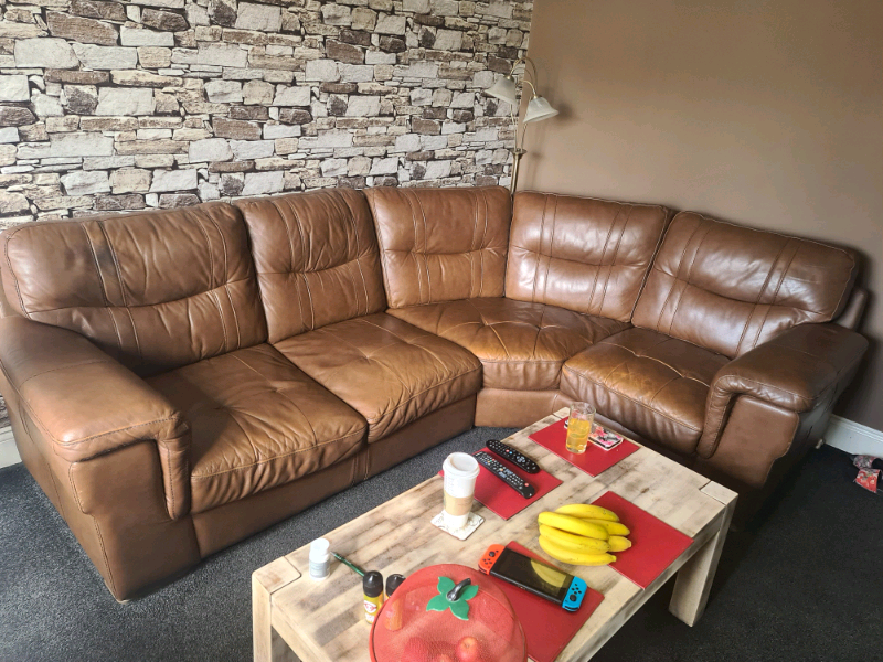 Leather Corner Sofa In Hull East Yorkshire Gumtree