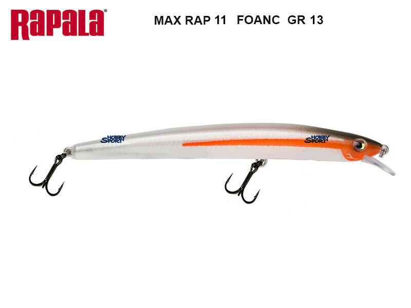 RAPALA MAX RAP MXR 11 COL FOANC ARTIFICIALE SPINNING SPECIALE SPIGOLA