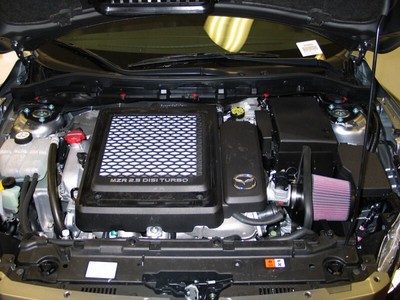 K&N 69 Typhoon Cold Air Intake System for 2010-2013 Mazda Mazdaspeed3 2.3L Turbo