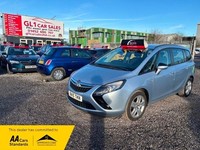 Vauxhall Zafira EXCLUSIV + PARKING SENSORS + LOW MILAGE + LOW INSURANCE + 3M WAR