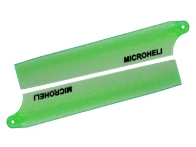 Microheli Reflective Plastic Main Blade 85mm (GREEN) - BLADE NANO CPX/CPS/S2/S3
