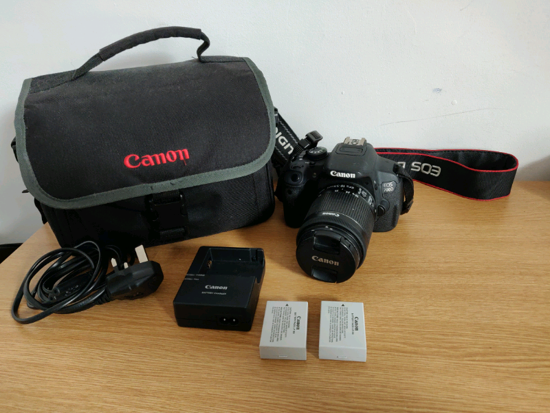 Canon Eos 700d 18 0mp Digital Slr Camera Black Ef S 18