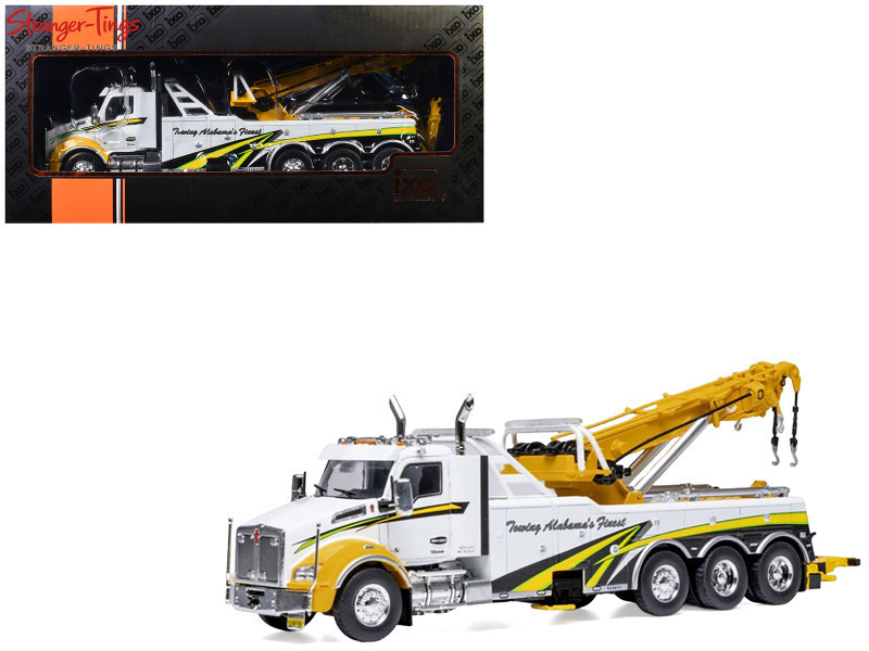 IXO 1:43 2018 Kenworth T880 Wrecker Towing Alabama's Finest TTR03722 Truck