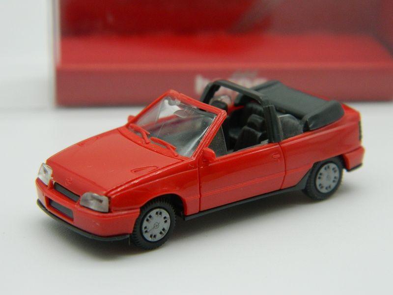 Herpa: Opel Kadett E Gsi Cabrio Offen âRotâ 2058 Beschreibung Lesen !