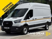 2023 Ford Transit 130ps 350 Leader FWD L3H3 Euro 6 with Internal Shelving, Tow B