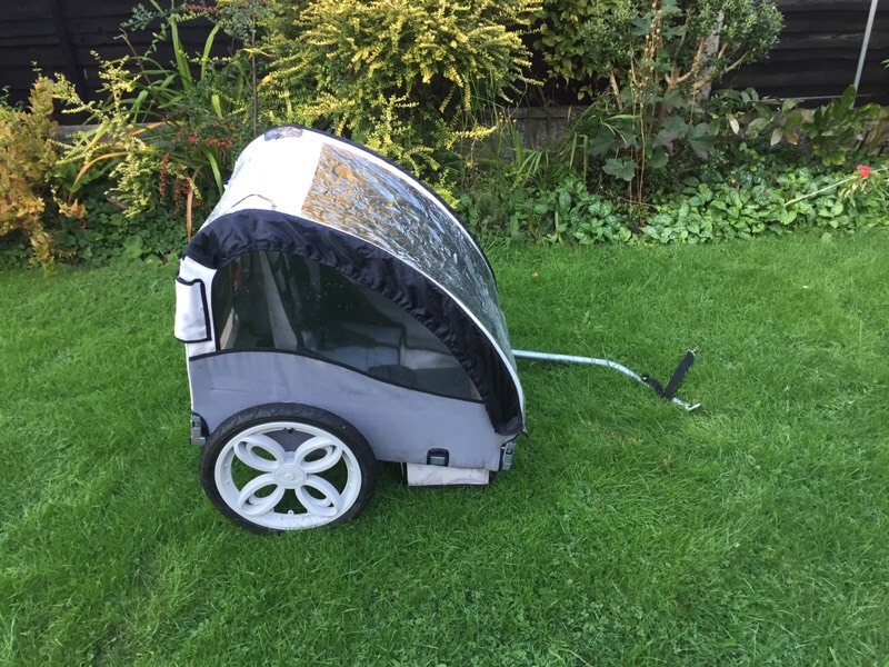 Infant Fantastic Bike Trailer Buggy 2 Person Bicycle Trailor Kids