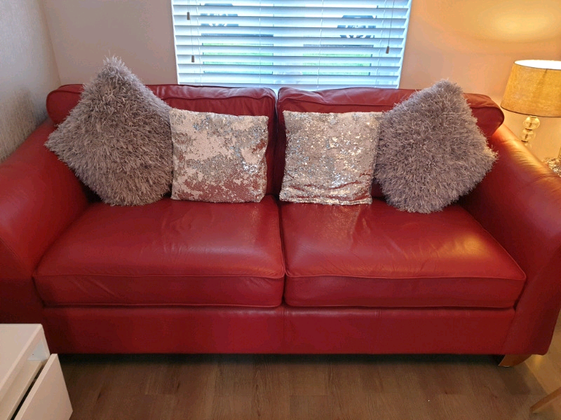 Two Large M&S Leather Sofas/Suites in East Kilbride, Glasgow Gumtree