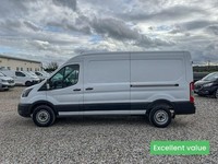 2021 Ford Transit LWB L3H2 Medium Roof Leader 350 Camera Nav EURO 6 NO VAT Panel