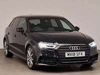 2018 Audi A3 1.5 TFSI Black Edition 5dr S Tronic Hatchback Petrol Automatic