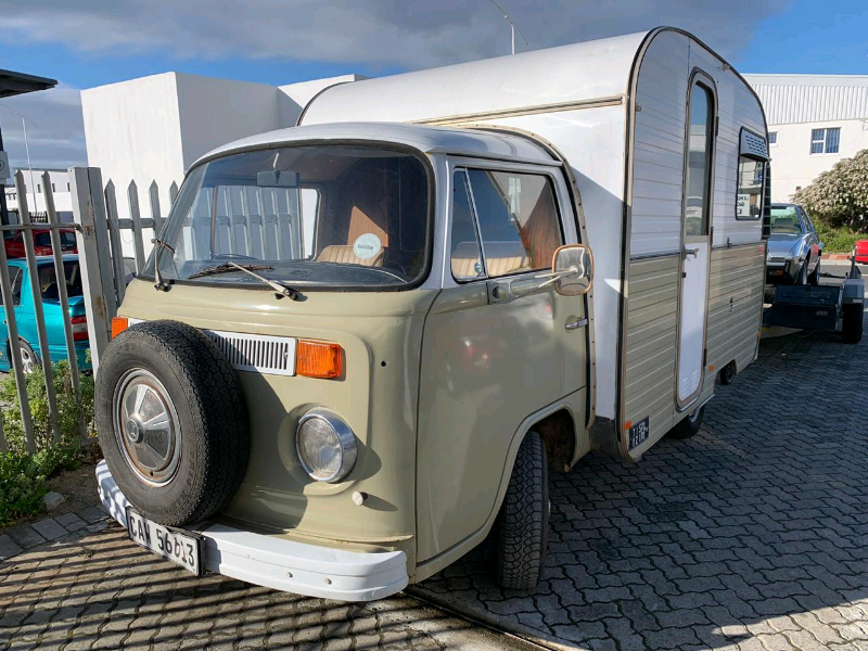 Volkswagen VW Jurgens Autovilla campervan bus. Super rare 'Snail' bay