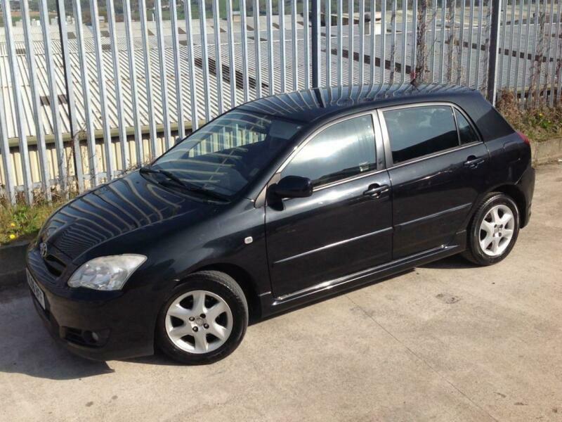 2006 TOYOTA COROLLA 1.4VVTI COLOUR COLN 5 DOORS HATCH BACK MANUAL PETROL BLACK in Keighley