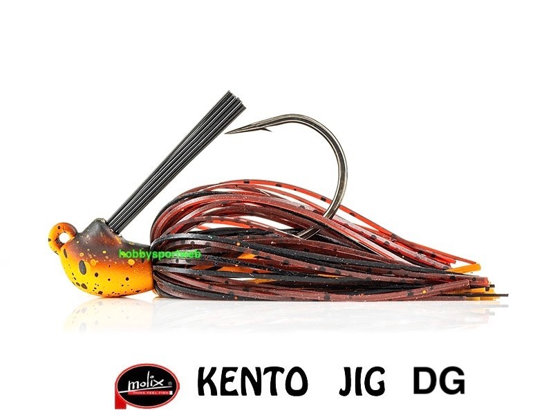 MOLIX KENTO DG JIG 3/8 OZ COL 671 BAMA  CRAW 10 GR SPINNING BLACK BASS