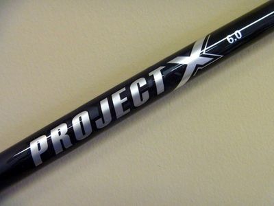 New Project X Black Driver Shaft With Adapter + Grip