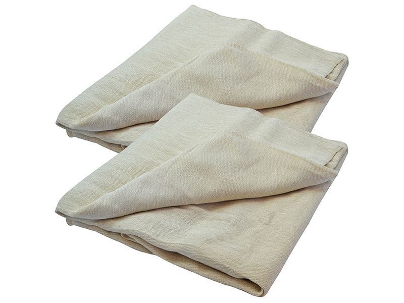 Faithfull - Cotton Twill Dust Sheet (Twin Pack) 3.6 x 2.7m