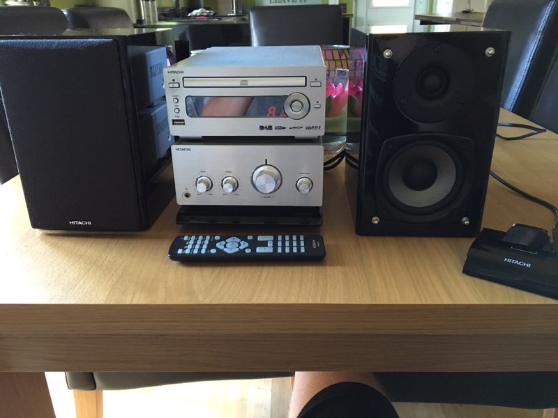Hitachi DAB radio, CD player Ipod dock hifi system in Conisbrough
