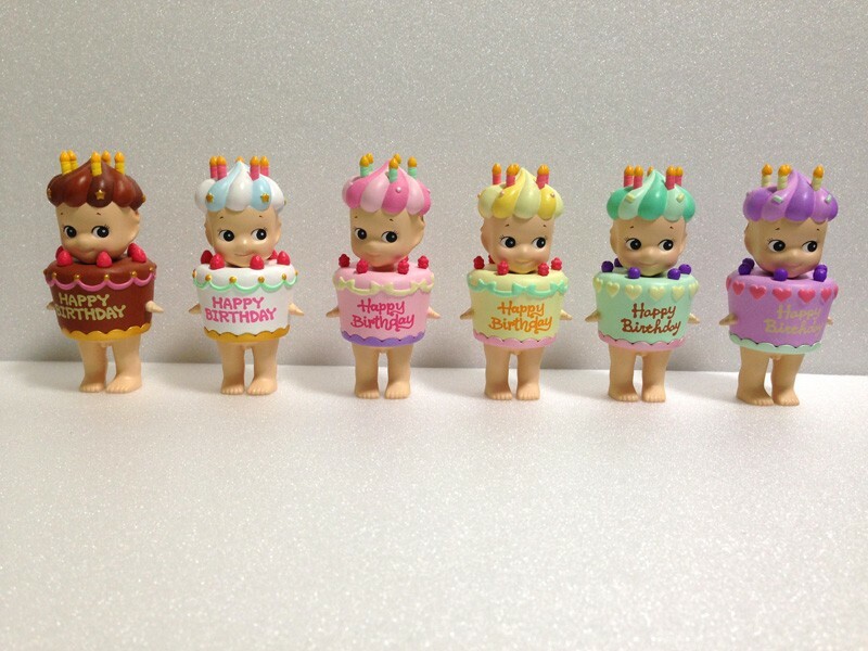 ソニーエンジェル SonnyAngel Birthday Cakeシリーズ Sonny Angel Happy Birthday Gift Series Cake 6 Pcs set Lot