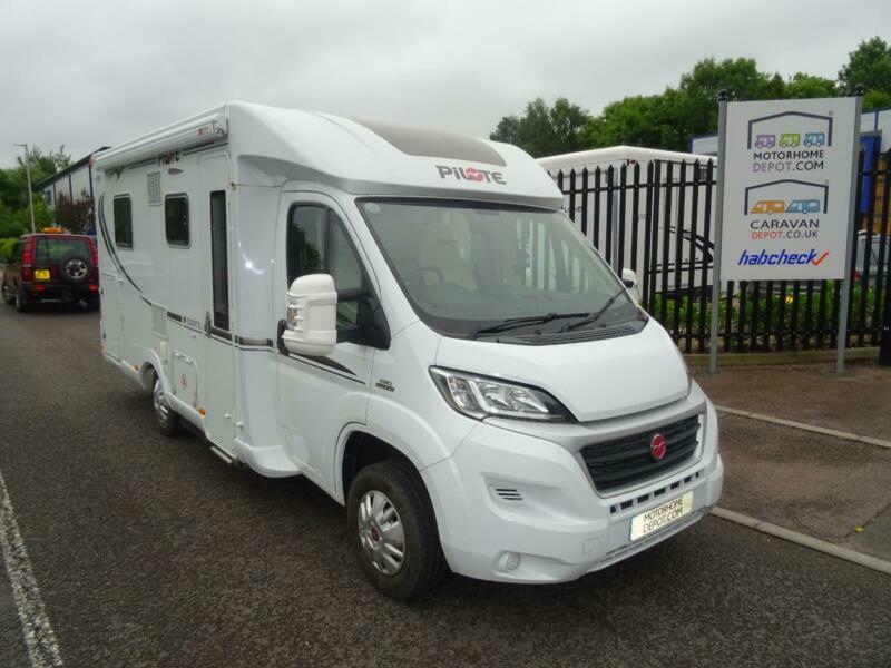 Pilote P650 2 berth Rear Fixed Island bed motorhome for sale in