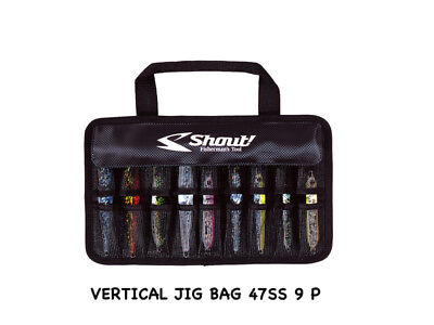 BORSA SHOUT 47SS  VERTICAL JIG   9 POSTI PESCA BARCA MARE DENTICE RICCIOLA