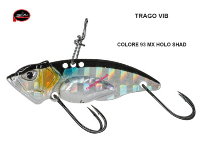 MOLIX TRAGO VIB 5 GR COLORE 93 MX HOLO SHAD  3/16 OZ SPINNING TROTA BASS MARE