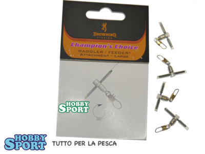 ATTACCO FISSO CON CUSCINETTI BROWNING  SIZE LARGE X GALLEGGIANTI INGLESI FEEDER