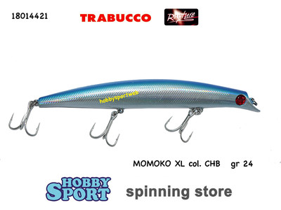 RAPTURE MOMOKO XL COL CHB BLUE  15 CM  FLOATING 24 GR MINNOW MARE LAGO