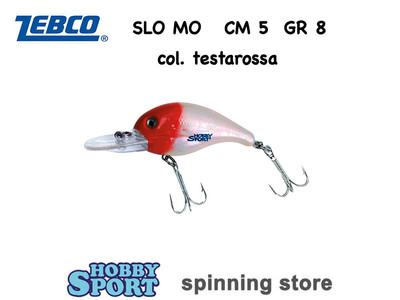 SLO MO ZEBCO 8 GR COLORE RH TESTAROSSA 50 MM PER TROTA LAGHETTO SPINNING 3423101