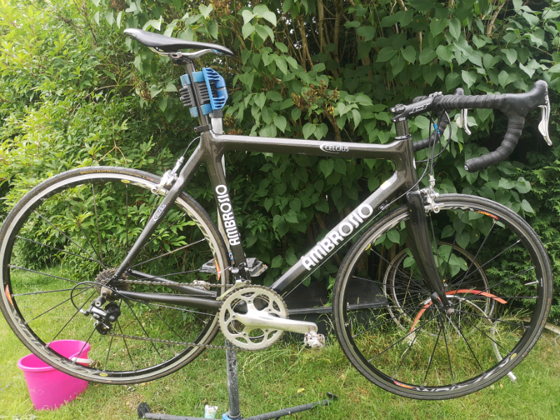 Carbon road bike, ambrosio frame, campagnolo groupset, mavic wheels | in Perth, Perth and