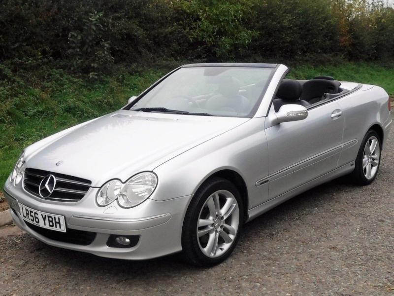 2006 MERCEDES CLK 1.8 CLK200 KOMPRESSOR AVANTGARDE CABRIOLET Silver