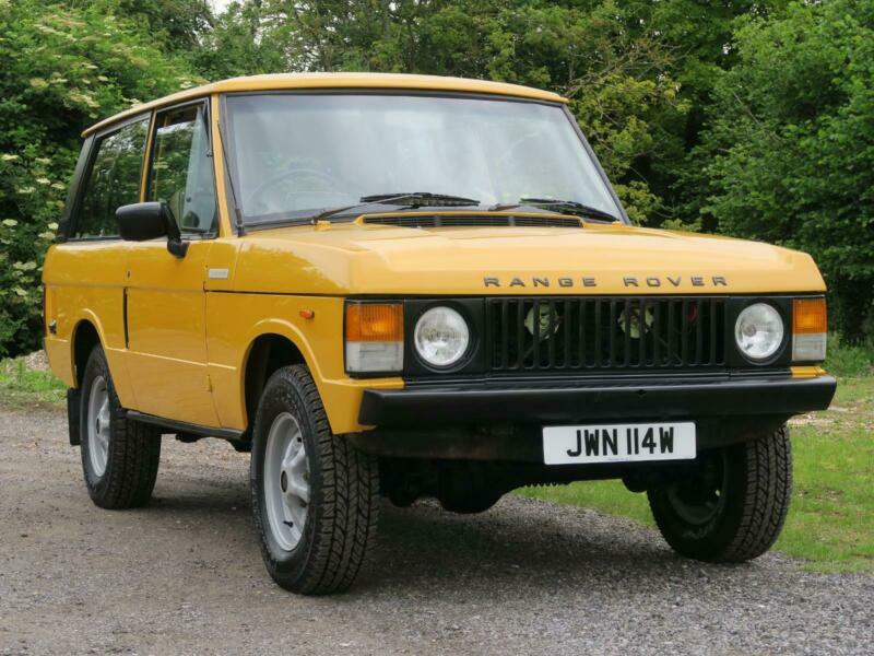 1981 Land Rover Range Rover Range Rover Classic 2 Door V8 Petrol yellow