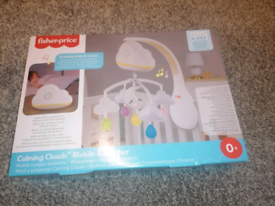 Fisher price cot mobile and soother 