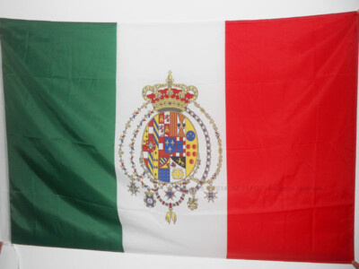 Kingdom Of The Two Sicilies Flagge 1860 – Querformat, 90x150 Cm, Made In Germany