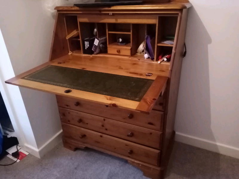Sold Writing Bureau Writing Desk With Drawers In Glasgow Gumtree