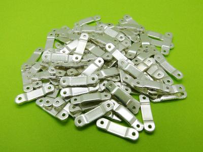 50 NEW MAXXPACKS SILVER PLATED HEAVY DUTY BATTERY BARS 2/3 A CELLS RC18