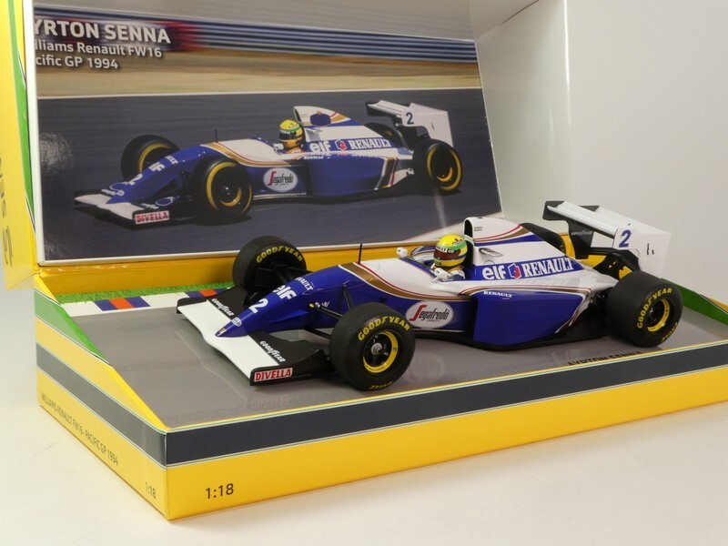Minichamps Williams Renault FW16 #2 Ayrton Senna Pacific GP
