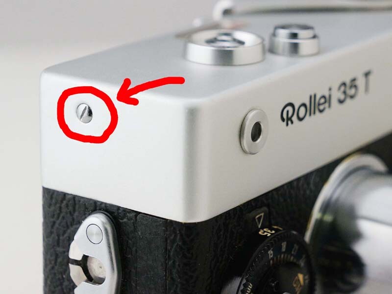 Rollei 35 整備 完動品 #t6 Rollei 35 Parts Top Cover Side Screws 2 pcs High Quality