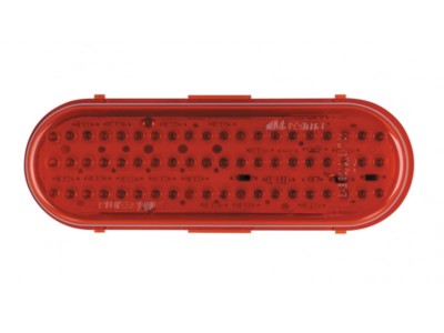 Maxxima Stop/Tail/Turn Light, 60 LED, Red, Oval Red  M63100R