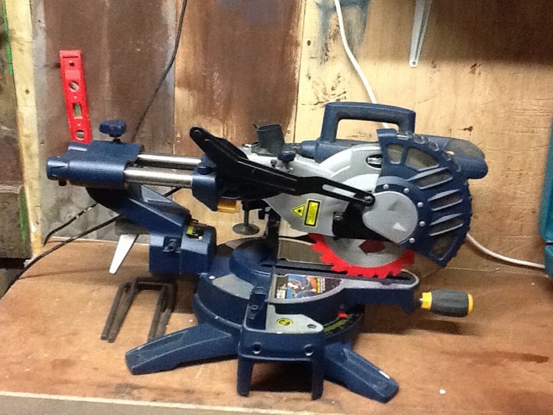 Macallister 1400w compound sliding mitre chop saw in Inverurie, Aberdeenshire Gumtree